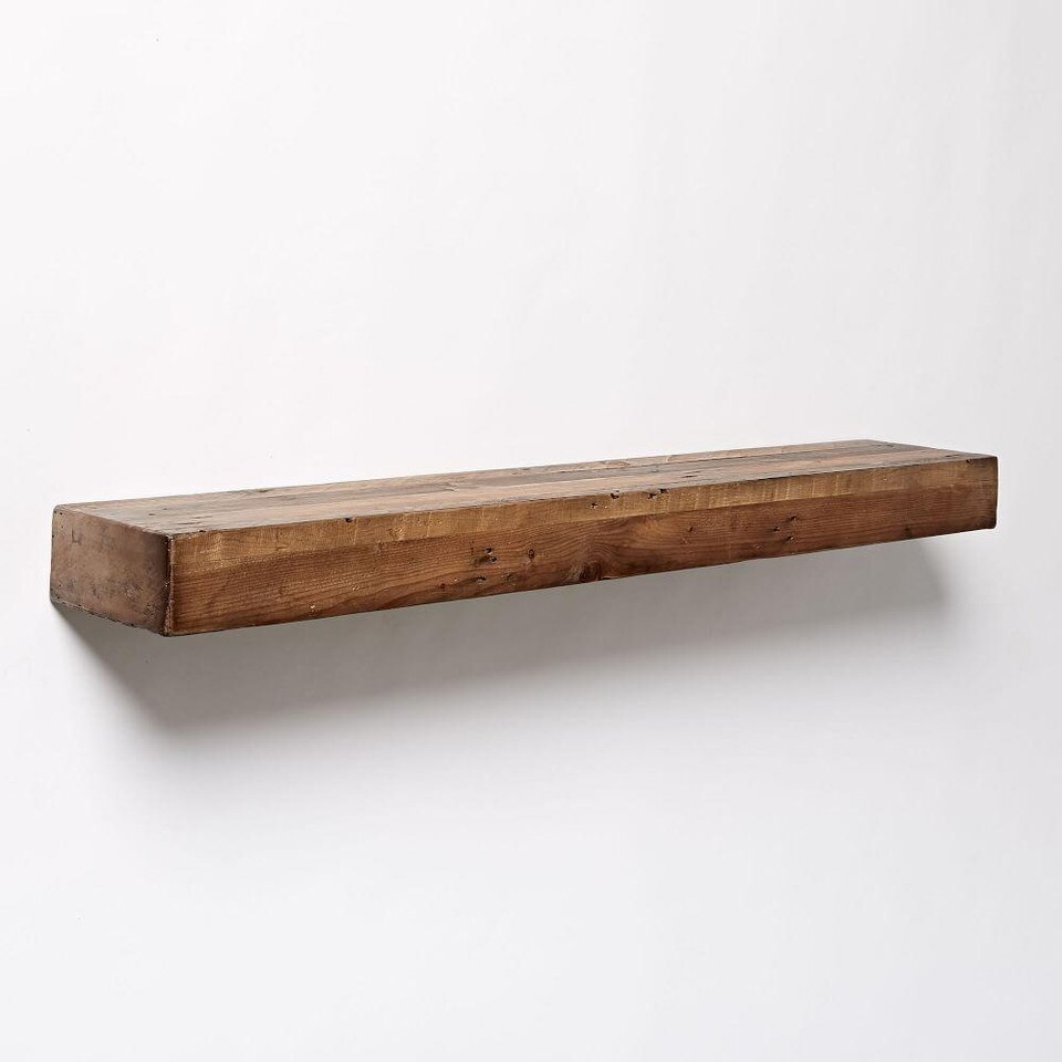Reclaimed Wood Floating Shelf west elm United Kingdom